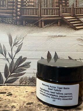 Natures Acres Tiger Balm -Whipped Beef Tallow